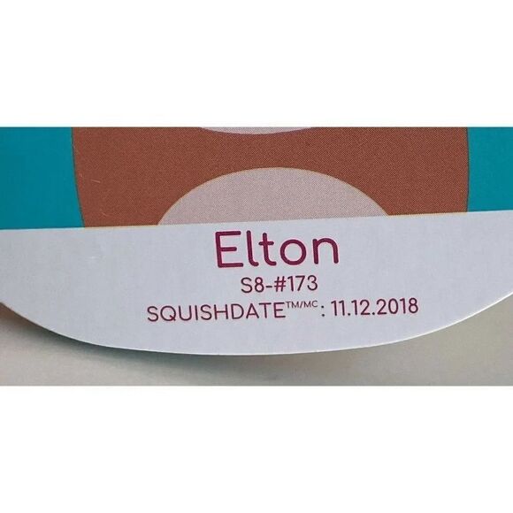 Squishmallow Elton The Monkey Orange 8 Inches Soft Plush Kellytoy 2018 New - Picture 3 of 6